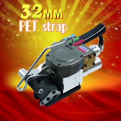 주문 6000N 긴장 힘 휴대용 Pneumatic 폴리에스터 스트래핑 도구 포장 기계 32mm PET 용접 밴딩 포장 발러 online manufacture
