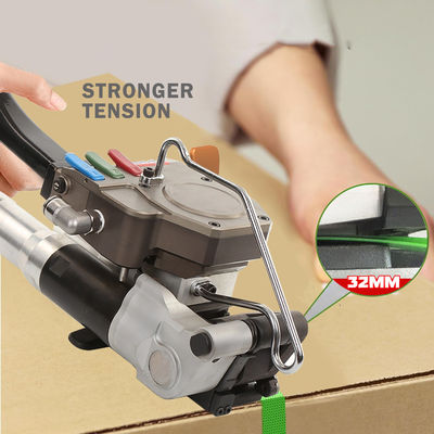 주문 32mm PET 벨트 Pneumatic Plastic Strapping Tool Hot Melt Welding Hand Held Strapping Machine 소금 가공용 가공용 가공용 가공용 가공용 가공용 가공용 online manufacture