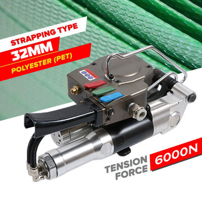 주문 휴대용 32MM 스트랩 플라스틱 Pneumatic Strapping 기계 밀폐 절단 Pneumatic Strapping 기계 online manufacture