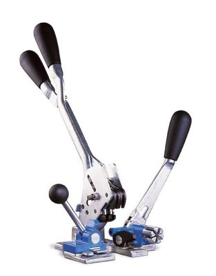 주문 10mm - 13mm PP 스트래핑 도구 손 베어링 300N 조합 스트래핑 도구 online manufacture