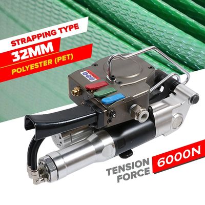 32mm PET 스트래핑 사용 큰 힘의 Pneumatic 스트래핑 기계